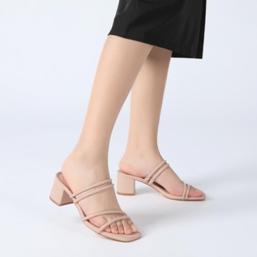 Athlefit Chunky Heels Sandals for Stylish Comfort