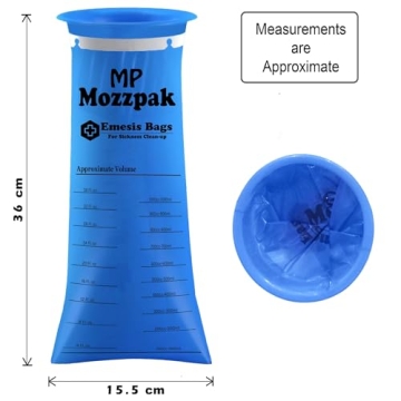 Reliable MP MOZZPAK Vomit Bags for Travel & Nausea