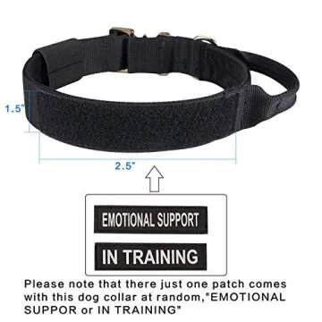 EXCELLENT ELITE SPANKER Tactical Dog Collar Adjustable Heavy Duty