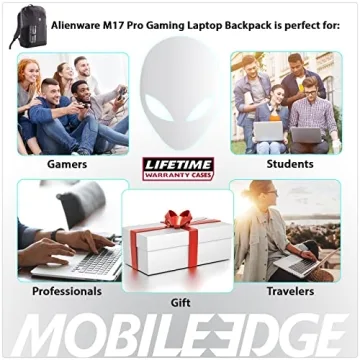 Mobile Edge 23L Alienware Laptop Backpack - Gray/Black
