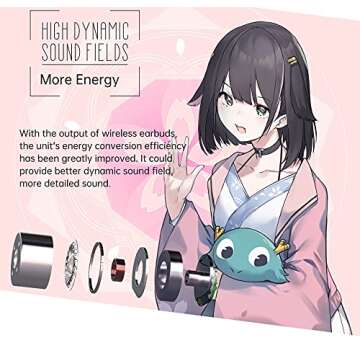 Moondrop Sparks TWS True Wireless Stereo Bluetooth 5.2 APTX Sport Dynamic in-Ear Earphone (Black)