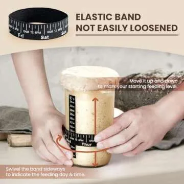 Combler Sourdough Starter Kit with Wide Mouth Jar