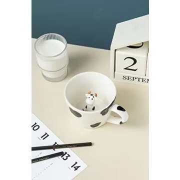 Adorable DIHOclub Cow Mug for Tea and Coffee Lovers