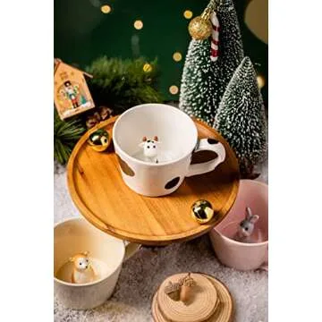 Adorable DIHOclub Cow Mug for Tea and Coffee Lovers