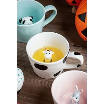 Adorable DIHOclub Cow Mug for Tea and Coffee Lovers