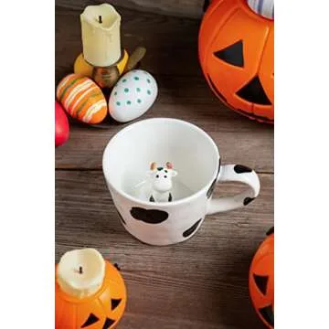 Adorable DIHOclub Cow Mug for Tea and Coffee Lovers