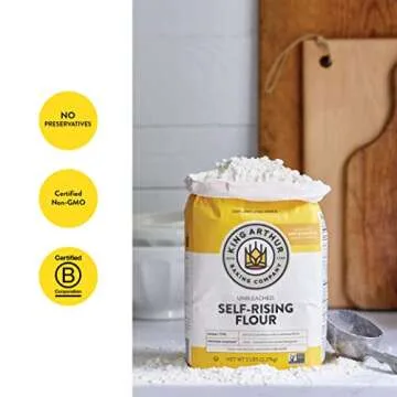 King Arthur Self Rising Flour, Non-GMO, No Preservatives, 40lbs