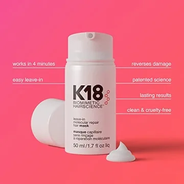 K18 Leave-In Molecular Hair Mask for Dry Damaged Hair