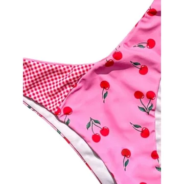 Chic MakeMeChic Women's 2 Piece Printed Swimsuit Set