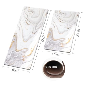 Colorful Star Kitchen Mats Set - Waterproof and Cushioned