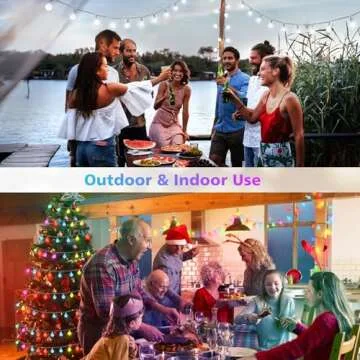 OMIKA 24 Colors Indoor String Lights with Remote, 16.5ft 50LED String Lights Bedroom USB Plug in, Color Changing Christmas Lights Hanging for Dorm Classroom Tapestry Party Garden Patio Wall Xmas Décor