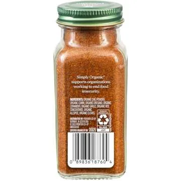 Simply Organic Chili Powder 3-Pack – Authentic Organic Spices for Vibrant Cooking