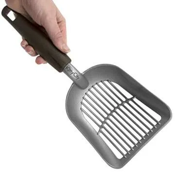 Kitty City Cat Litter Box Kit with Non-Stick Scoop and Scratch Pad