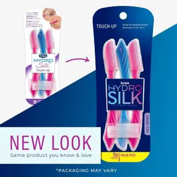 Schick Hydro Silk Touch-Up Dermaplaning Tool 9ct