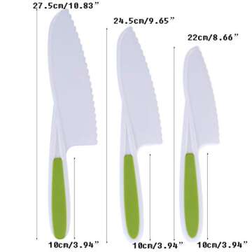 MeiMeiDa Kids Safe Knife Set for Young Chefs