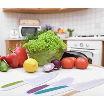 MeiMeiDa Kids Safe Knife Set for Young Chefs