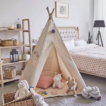 Avrsol Kids Teepee Tent - Indoor Foldable Fun