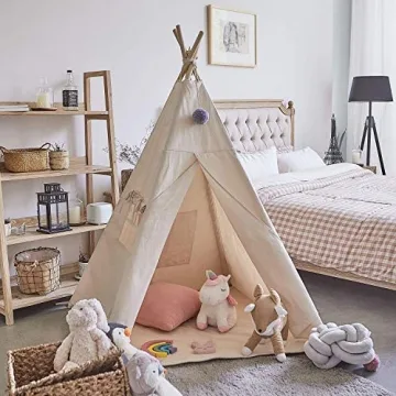 Avrsol Kids Teepee Tent - Indoor Foldable Fun
