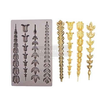 Prima Marketing Re-Design Mould 5"X8"- Italian Villa Scrolls - Perfect for Decor Crafts and DIY Proj...