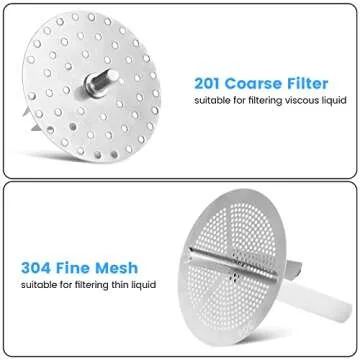 JOREST 5pcs 3D Resin Filter Funnel Kit, Multi-Use Premium Metal Stainless Steel Funnel with Strainers + Cleaning Brush + Scouring Pad, Resin 3D Printer Accessories for MSLA/DLP/LCD Resin 3D Printers