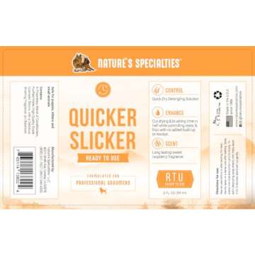 Nature's Specialties Quicker Slicker Ready to Use Detangling and Conditioning Spray, Natural Choice ...