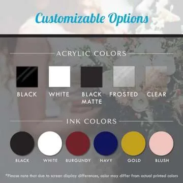 Personalized Wedding Welcome Sign - Custom Acrylic Board | Elegant Entrance Decor for Reception or Ceremony | Memorable Keepsake Gift Idea for Newlyweds | Welcome to Our Wedding Sign | Wedding Signs