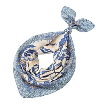 RIIQIICHY Satin Scarf - Stylish Hair Wrap for All Occasions