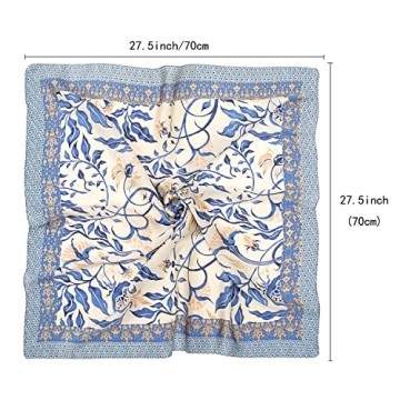 RIIQIICHY Satin Scarf - Stylish Hair Wrap for All Occasions