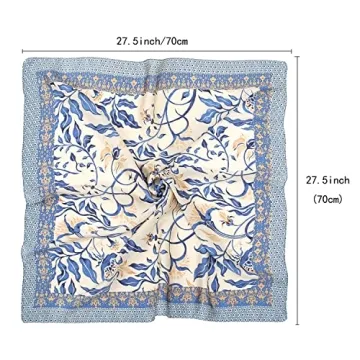 RIIQIICHY Satin Scarf - Stylish Hair Wrap for All Occasions