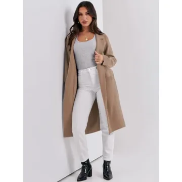 Stylish ANRABESS Women Cardigan Blazer for Fall Winter