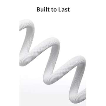 [2-Pack 3.3FT MFi Certified] Woven CarPlay USB C Cable for Apple iPhone 16 Pro Max Charger USB A to ...