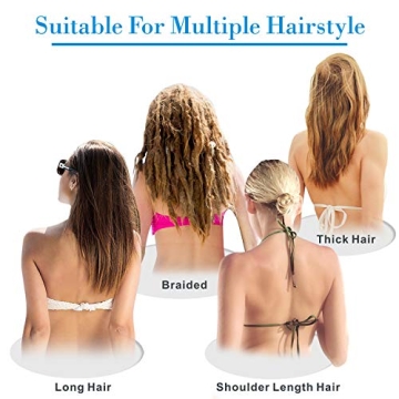 Aegend Swim Caps for Long Hair - Durable Silicone 2 Pack