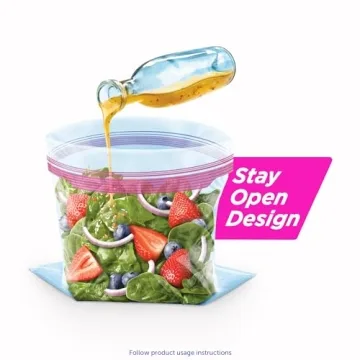 Ziploc Stay Open Food Storage Bags Variety Pack 166 Count