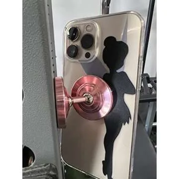 Gym Buddy Magnetic Phone Mount for All Phones - Pink