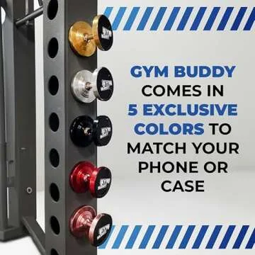 Gym Buddy Magnetic Phone Mount for All Phones - Pink