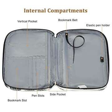 Stylish JIANYA Bible Cover for Women - Leopard Design with Handle