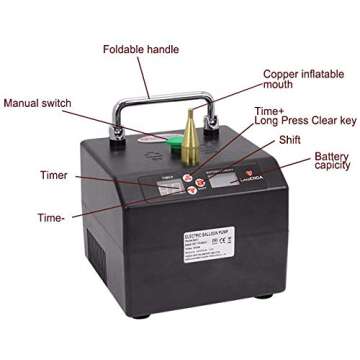 Lagenda Balloon Inflator B231 Portable Electric Pump
