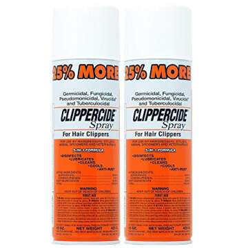 Clippercide Disinfectant Spray, 15 Ounce (Pack of 2) - Ultimate Clipper Care Solution