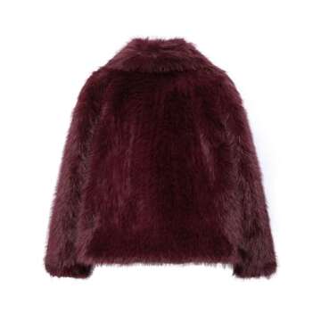 Chic Women Faux Fur Coat - Elegant Winter Outwear