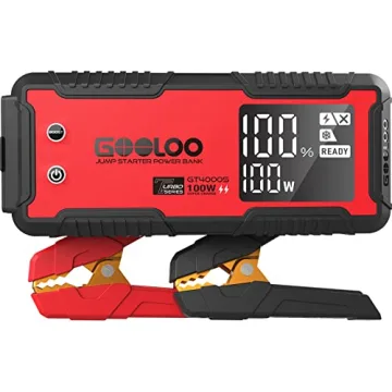 GOOLOO GT4000S 4000 Amp Car Starter - Fast-Charging Jump Starter and Power Bank