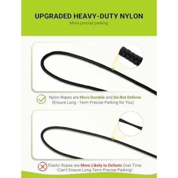 SARDVISA 2-Packs Tennis Ball Garage Parking Aid with Non-Elastic String, Precise Garage Car Stop Ind...