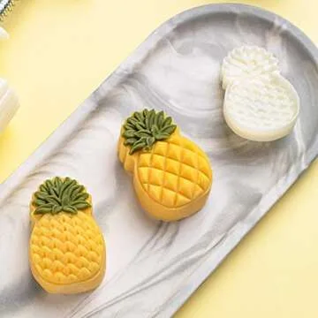 Pineapple Cookie Stamps - Adjustable Moon Cake Mold Set