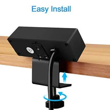 CCCEI Desk Clamp Power Strip with USB Ports and Surge Protection