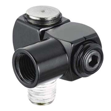 Prevost Universal 360° 1/4" NPT Compressed Air Swivel Connector for Efficient Flow