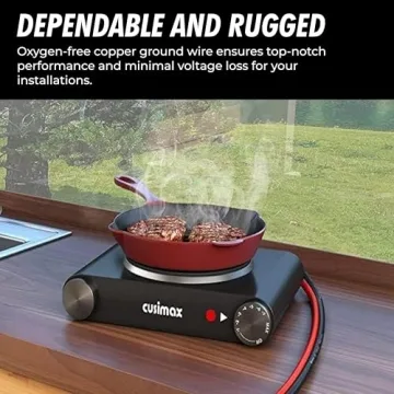 Quality InstallGear 8 Gauge Power Ground Wire Set 50ft