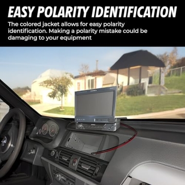 Quality InstallGear 8 Gauge Power Ground Wire Set 50ft