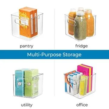 iDesign Recycled Plastic Kitchen Storage Organizer Bin