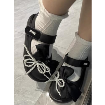 Elegant Pearl Bowknot Shoe Decoration Charms for Women