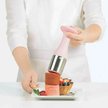 Cuisipro Ice Cream Scoop - Pink, Easy to Use