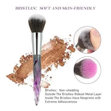 10pcs Soft Bristles Makeup Brush Set for Flawless Application